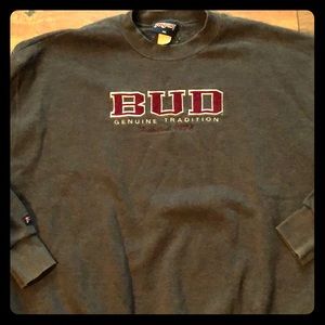 Men’s XL Vintage Budweiser crewneck sweatshirt
